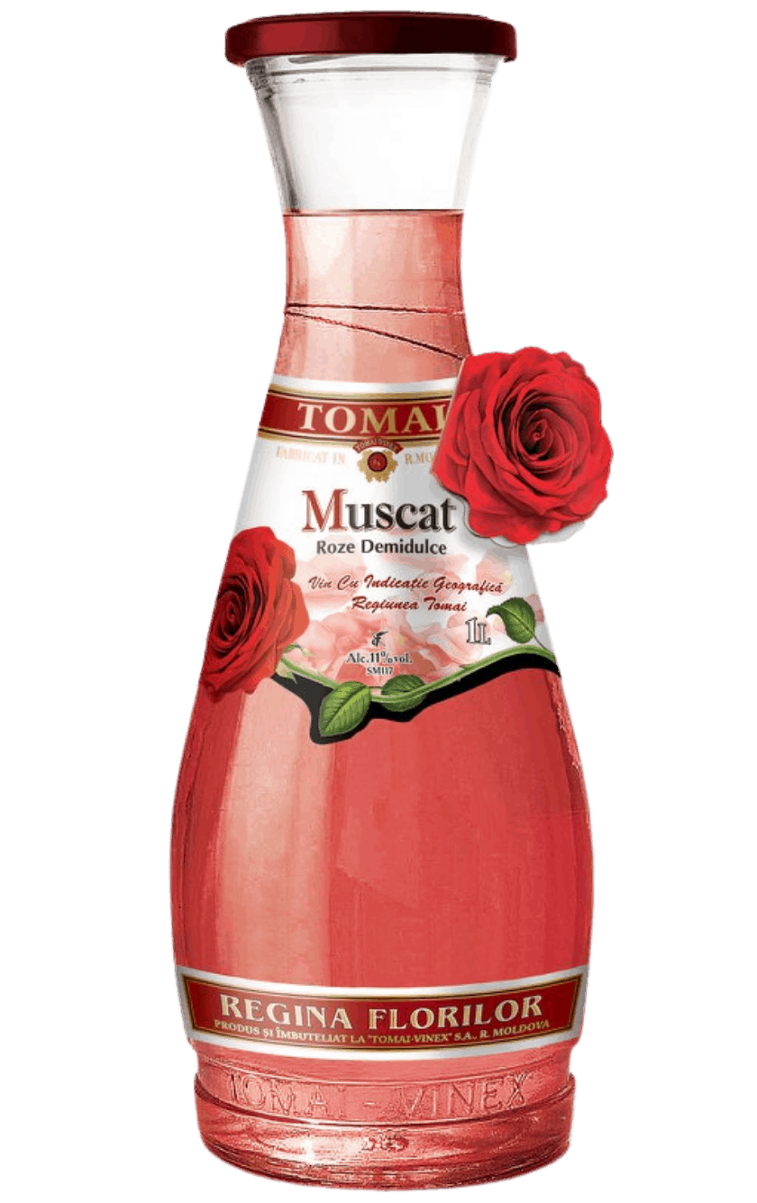 Vin Muscat Rose Demidulce - 1L