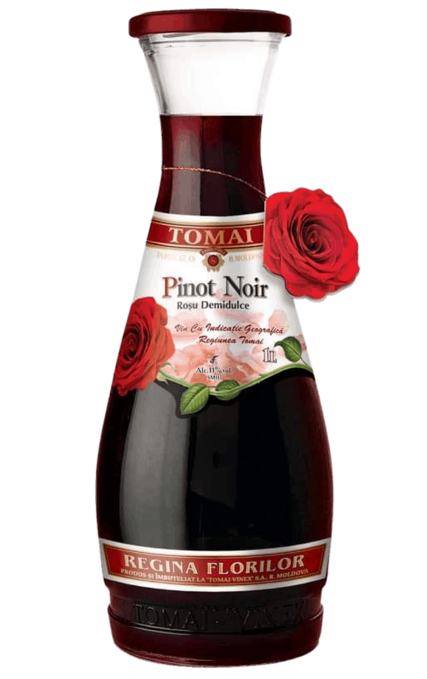 Vin Pinot Noir Roșu Demidulce - 1L