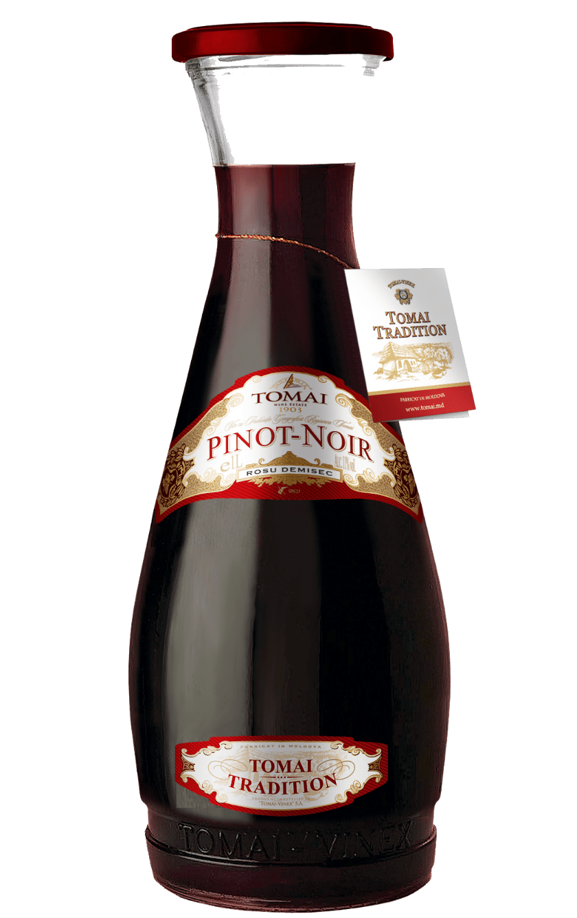 Vin Pinot Noir Roșu Demisec - 1L